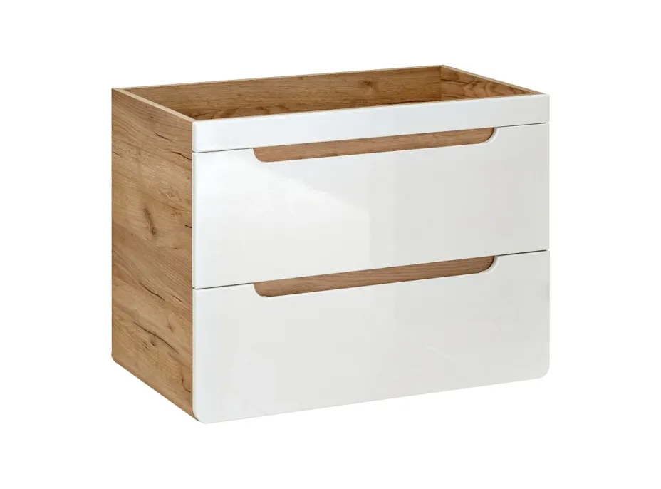 Koupelnová závěsná skříňka pod umyvadlo BÁRA 80 cm