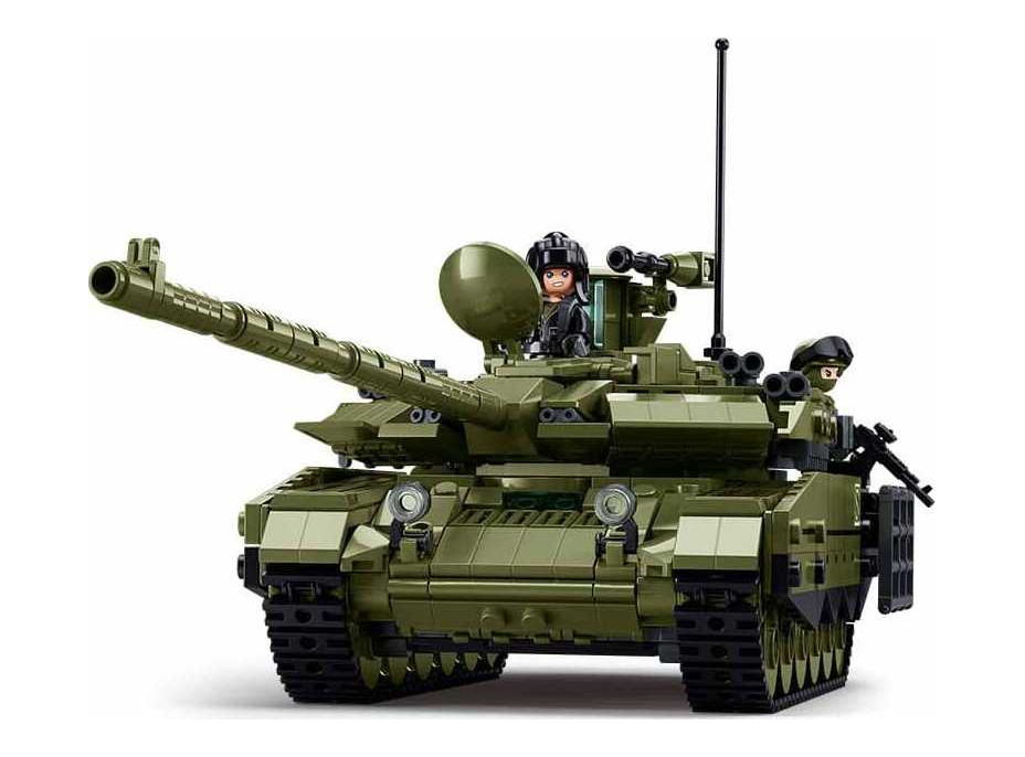 Sluban Model Bricks M38-B1377 Tank T-90M-S v měřítku 1:35