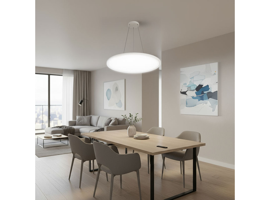 Solight LED osvětlení s dálkovým ovladačem Estela White, 50W, 5400lm, 60cm, URG