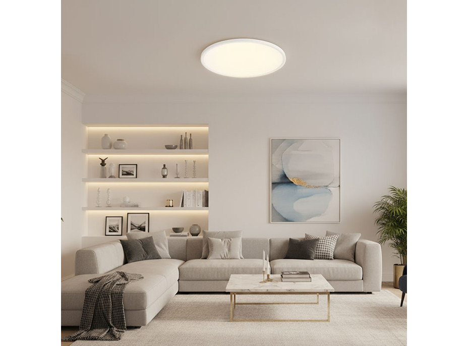 Solight LED osvětlení s dálkovým ovladačem Estela White, 50W, 5400lm, 60cm, URG