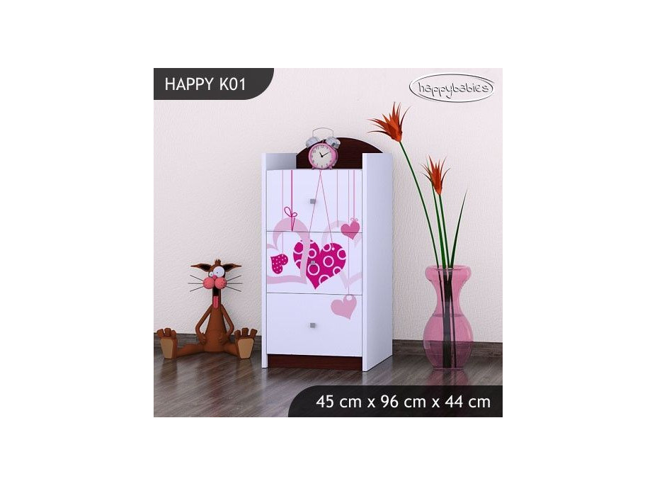 Dětská komoda FALL IN LOVE - TYP 1