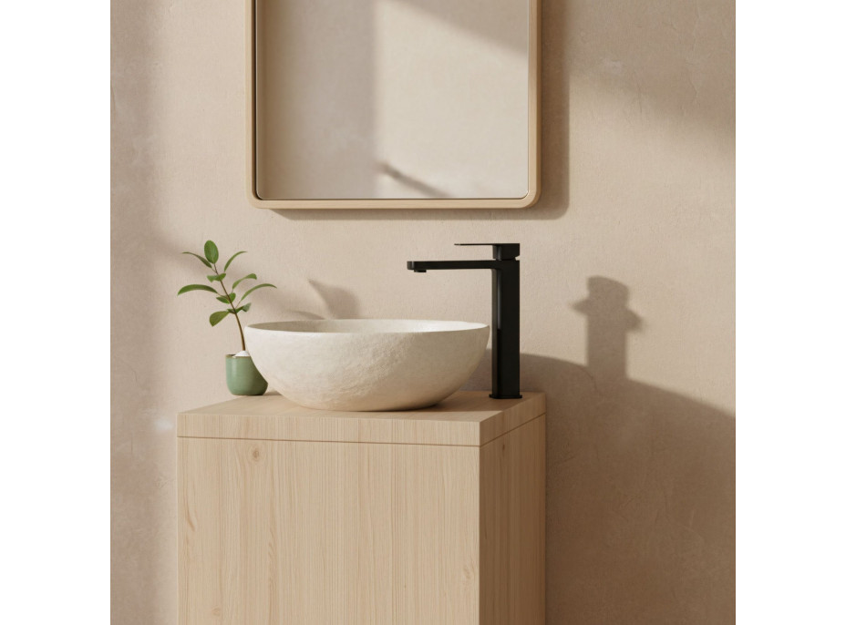 Umyvadlová baterie REA ARLO - černá - vysoká