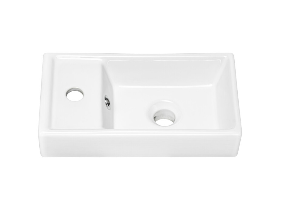 Koupelnová závěsná skříňka s umyvadlem ADÉLA 40 cm - kašmírová