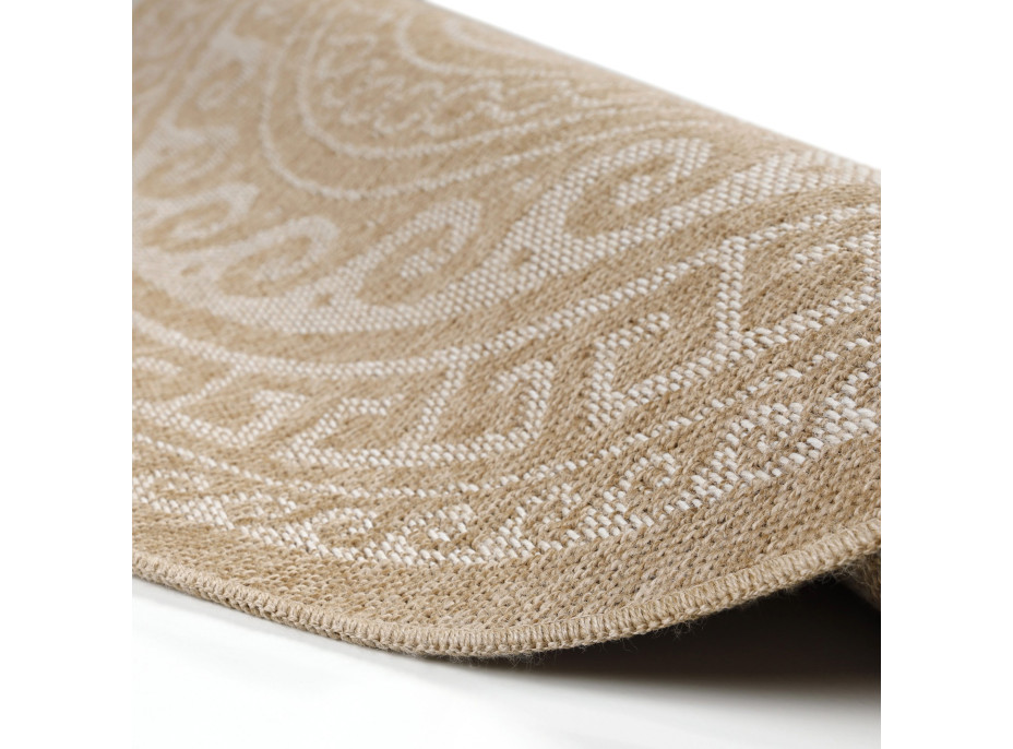 Kusový koberec Comilla 887 Beige kruh