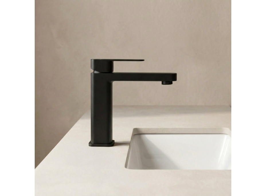 Umyvadlová baterie REA ARLO - černá - nízká