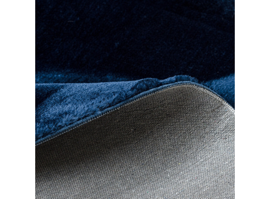 Kusový koberec Visco Rabbit Dark blue 10 kruh