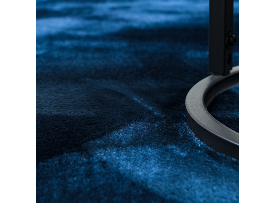 Kusový koberec Visco Rabbit Dark blue 10 kruh