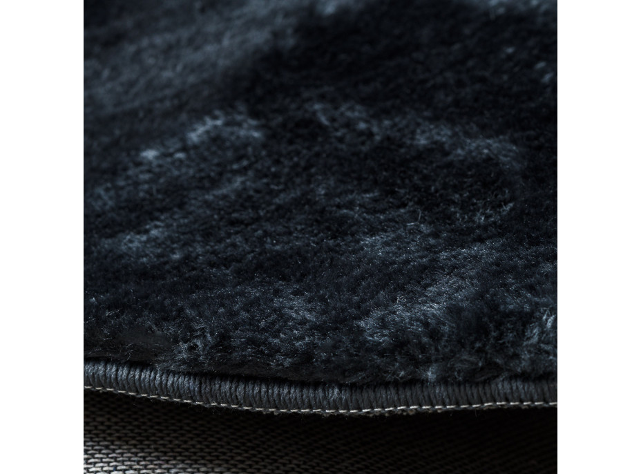 Kusový koberec Visco Rabbit Dark grey 5 kruh