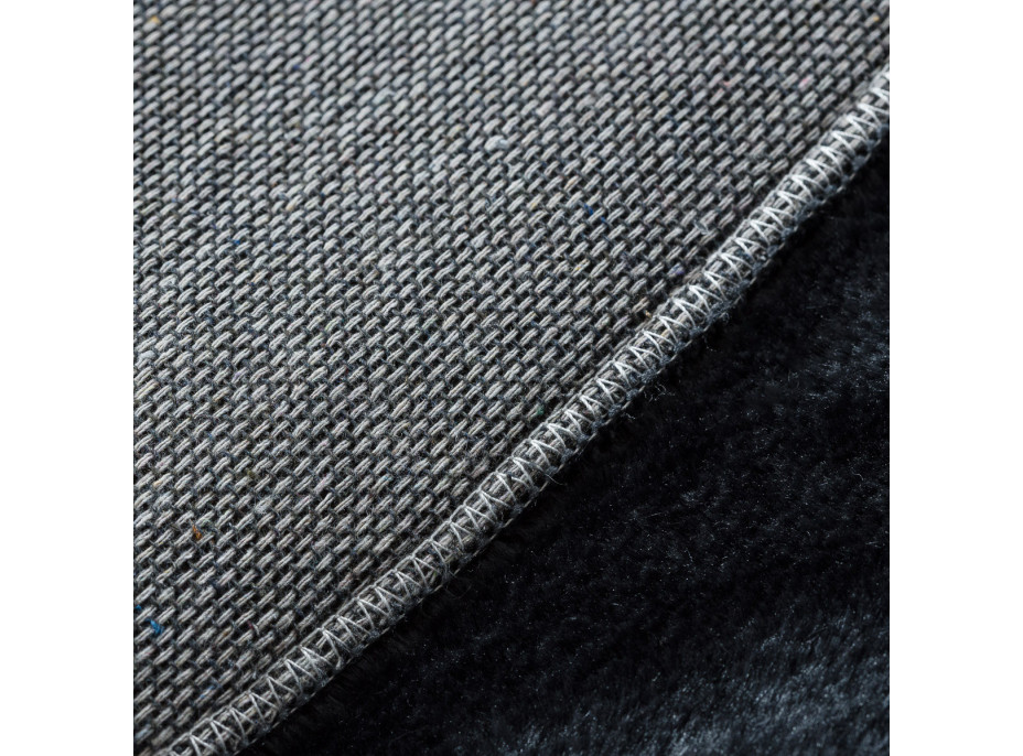 Kusový koberec Visco Rabbit Dark grey 5 kruh