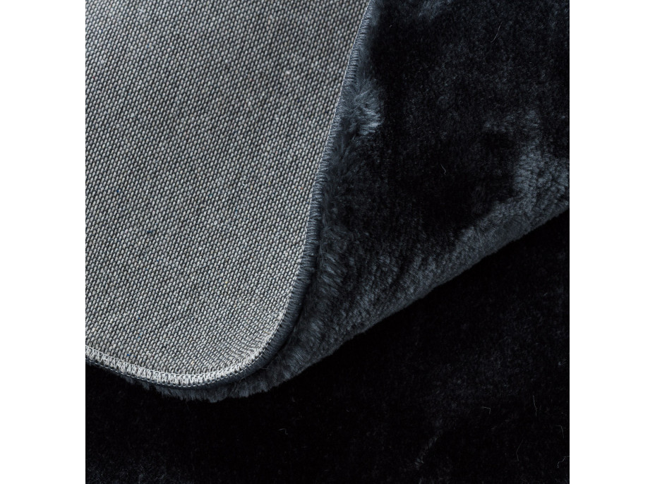 Kusový koberec Visco Rabbit Dark grey 5 kruh