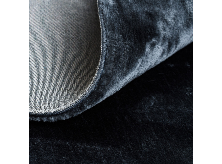 Kusový koberec Visco Rabbit Dark grey 5 kruh