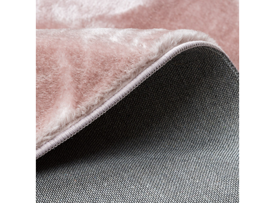 Kusový koberec Visco Rabbit Pink 8 kruh