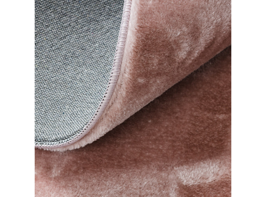 Kusový koberec Visco Rabbit Pink 8 kruh