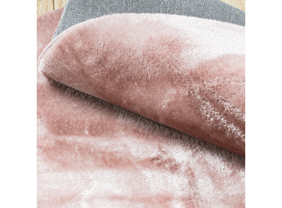 Kusový koberec Visco Rabbit Pink 8 kruh
