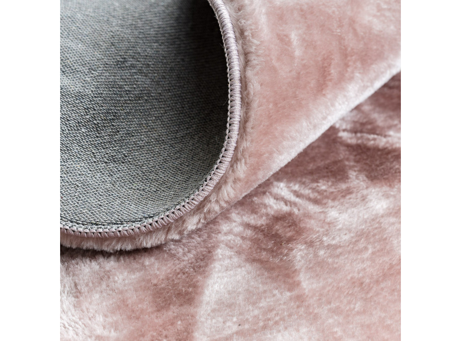Kusový koberec Visco Rabbit Pink 8 kruh