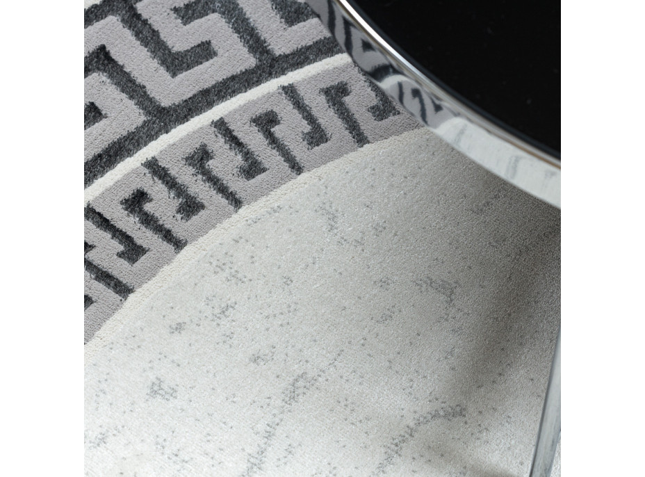 Kusový koberec Allure 1960 white/grey kruh
