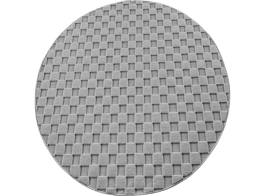 Kusový koberec Helix 2203 silver kruh