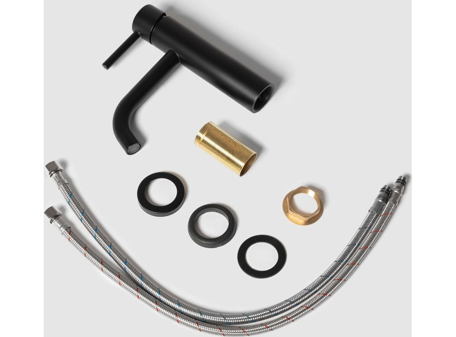 Umyvadlová baterie CALANI NEXOS - černá - nízká