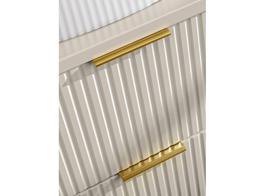 Koupelnová závěsná skříňka s umyvadlem ADÉLA 40 cm - kašmírová