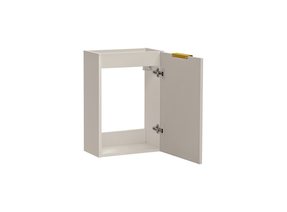 Koupelnová závěsná skříňka s umyvadlem ADÉLA 40 cm - kašmírová