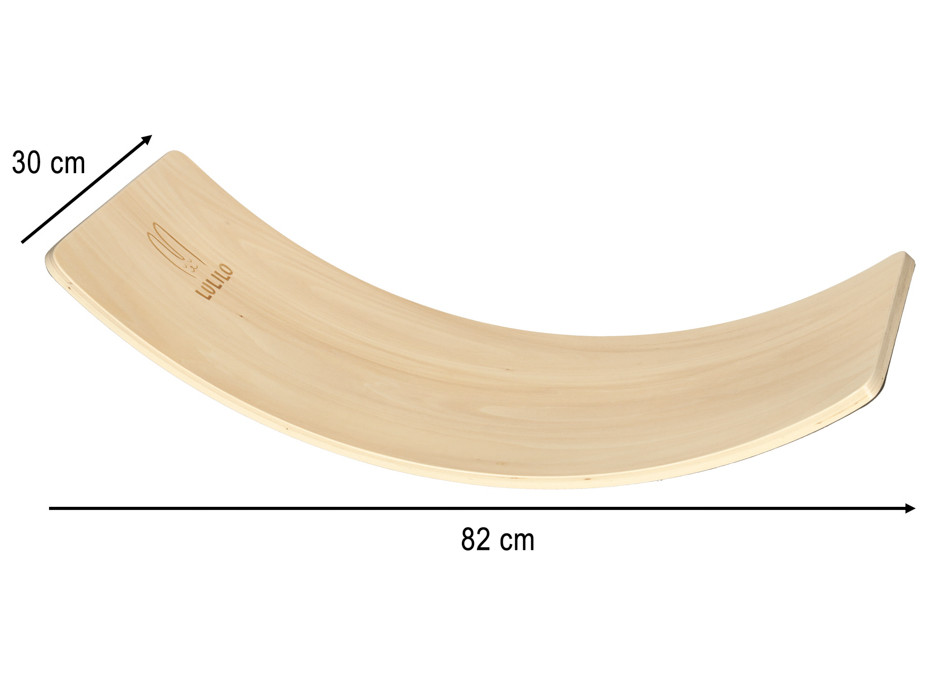 LULILO Ajlo Houpací balanční prkno - šedé