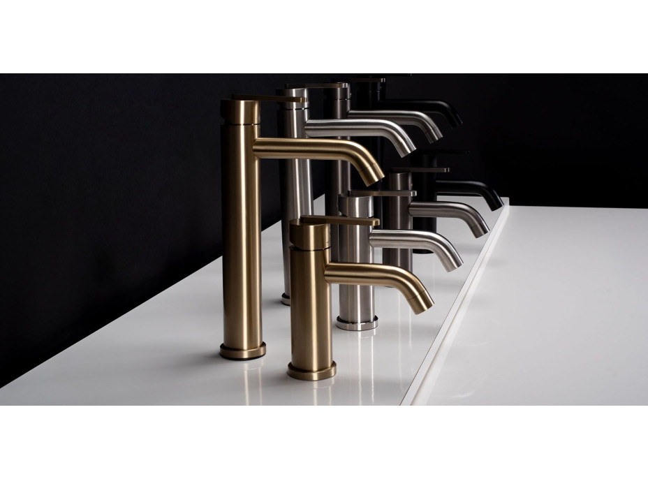 Umyvadlová baterie REA ONTARIO - černá - vysoká