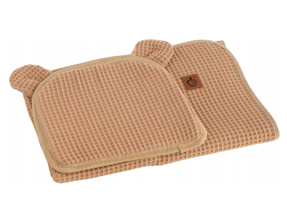 Hnízdečko (kokon) pro miminko - BABYMAM AIR 3D SAFE SLEEP SET - cappuccino