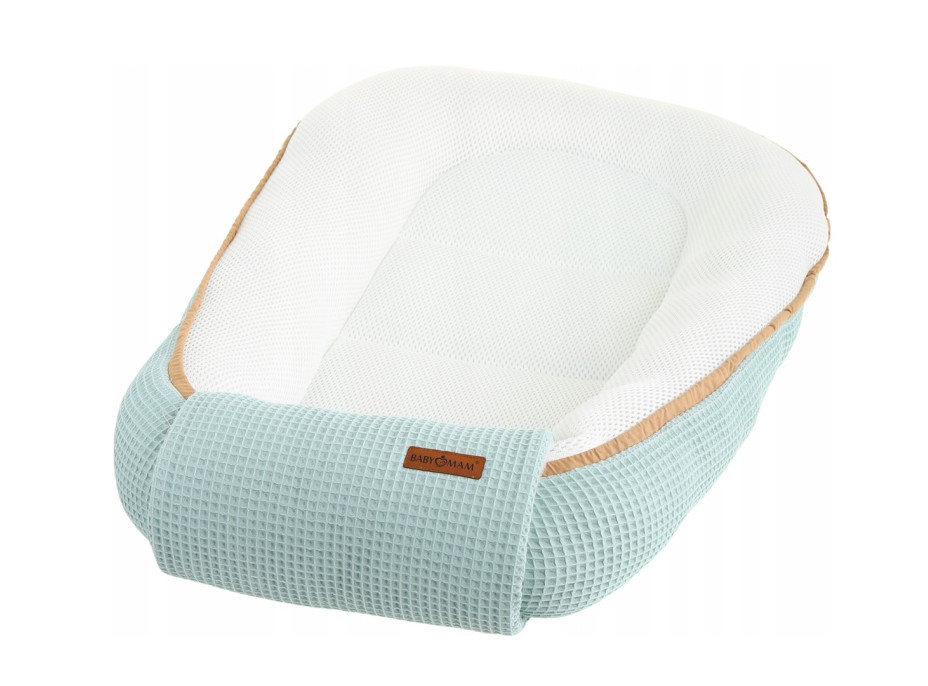 Hnízdečko (kokon) pro miminko - BABYMAM AIR 3D SAFE SLEEP SET - šalvějové