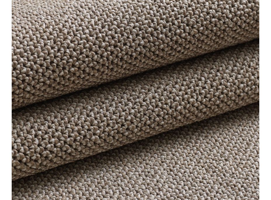 Kusový koberec Loom 4300 Brown kruh