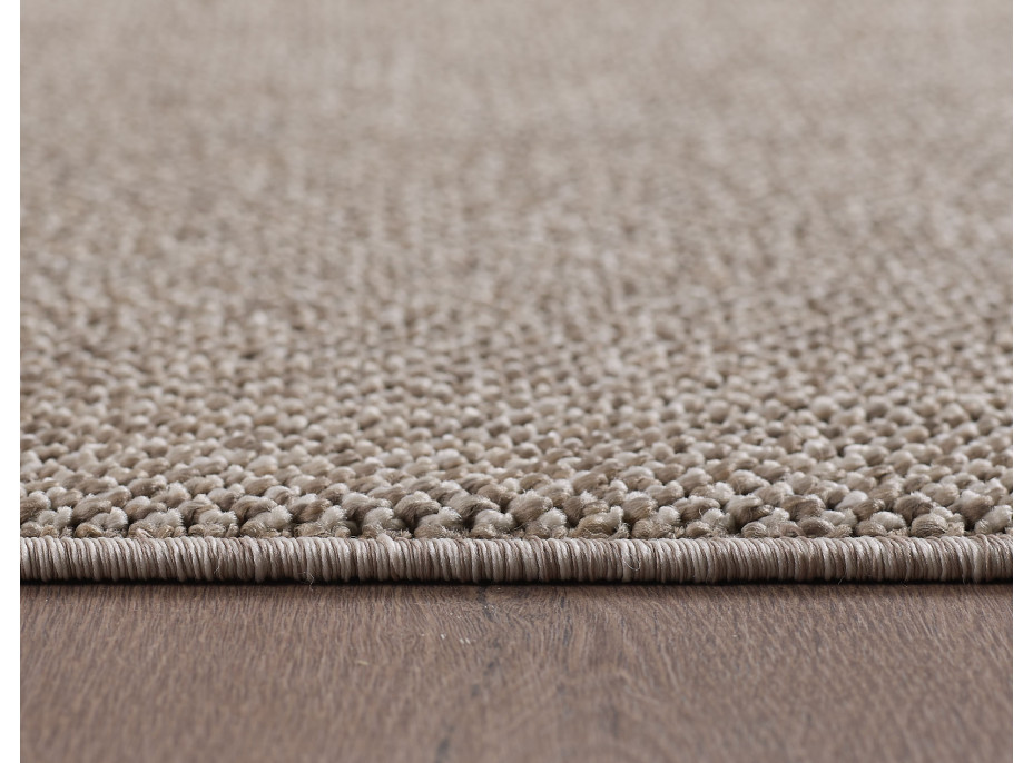 Kusový koberec Loom 4300 Brown kruh