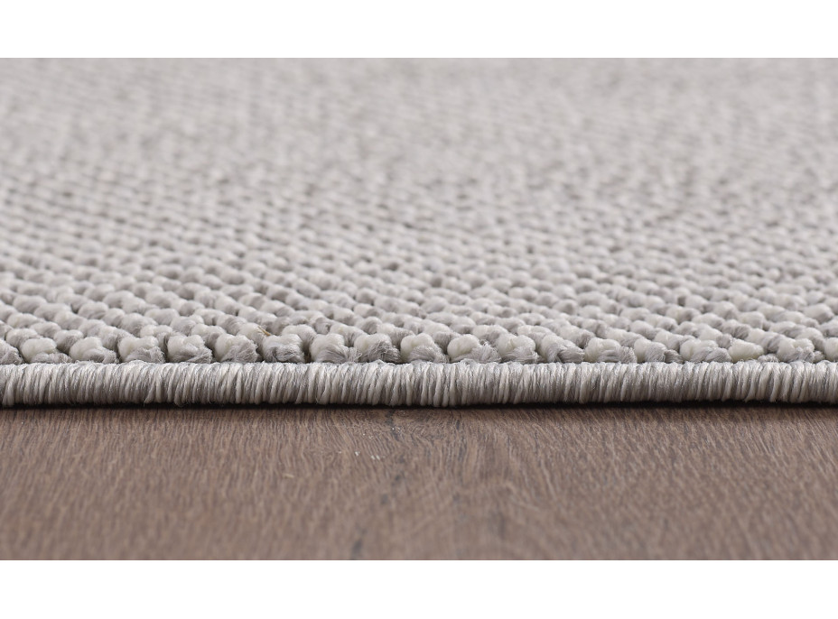 Kusový koberec Loom 4300 Silver kruh