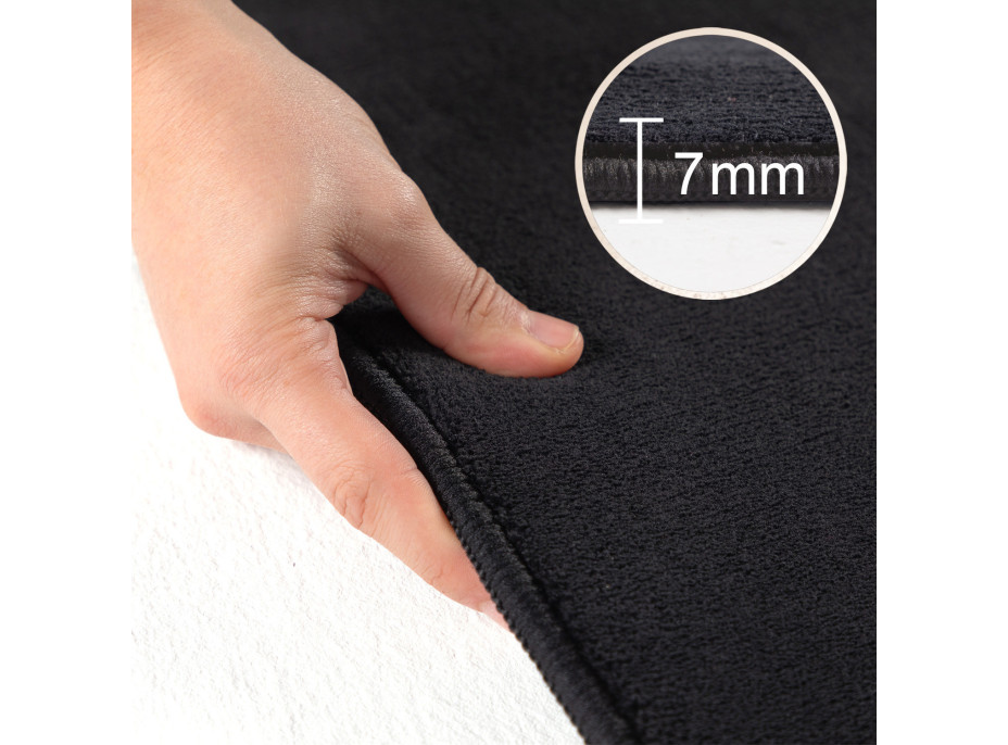 Kusový koberec Sky 5400 Black kruh