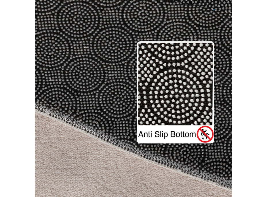 Kusový koberec Sky 5400 Cream kruh