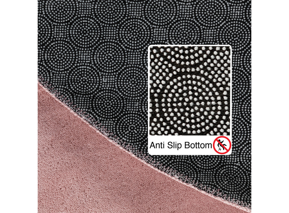 Kusový koberec Sky 5400 Rose kruh