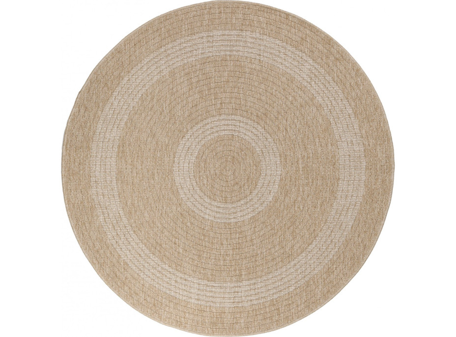 Kusový koberec Comilla 886 Beige kruh