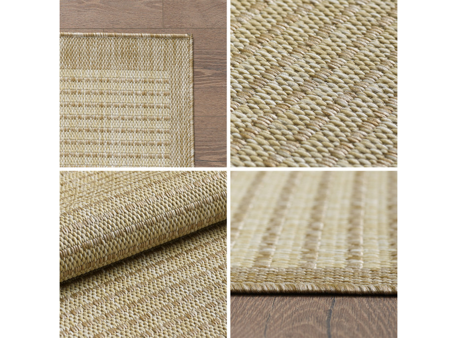 Kusový koberec Giza 1410 Beige kruh