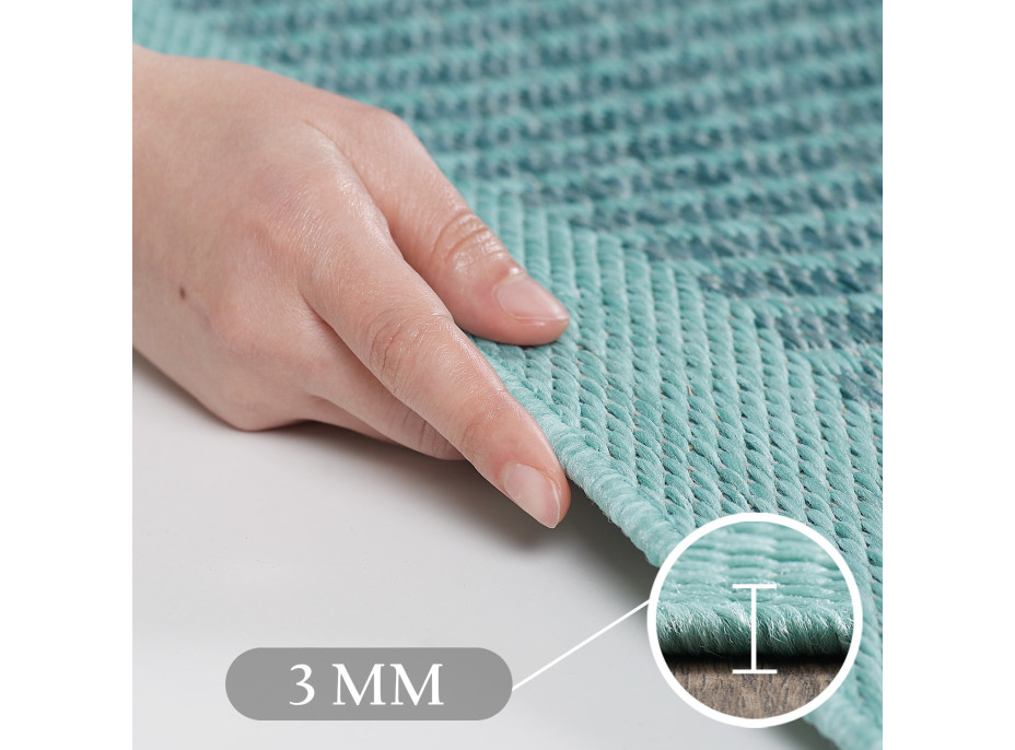 Kusový koberec Giza 1410 Blue kruh