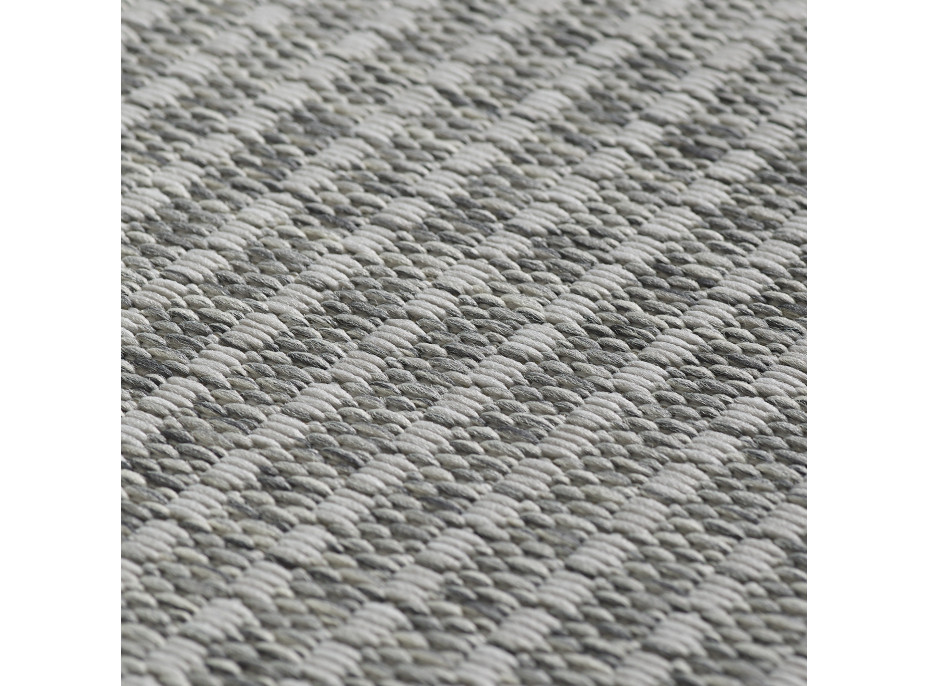 Kusový koberec Giza 1410 Grey kruh