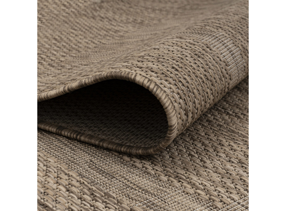 Kusový koberec Relax 4311 Brown kruh