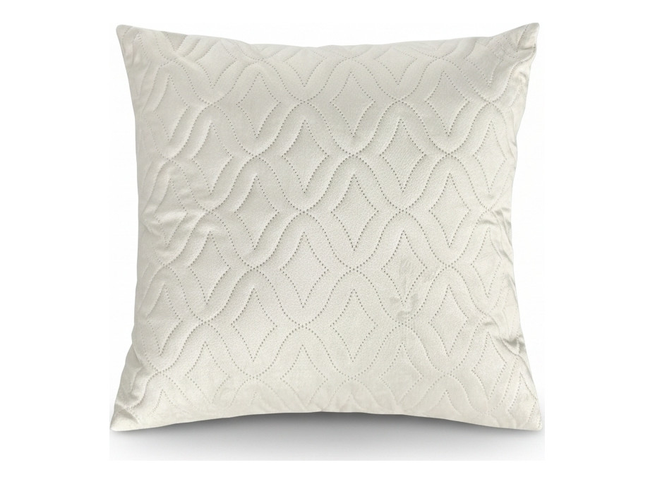 Povlak na polštář VISTA Velvet - 45x45 cm - krémový