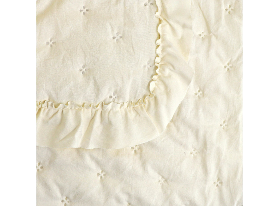 Přehoz na postel RITA 200x220 cm - krémový