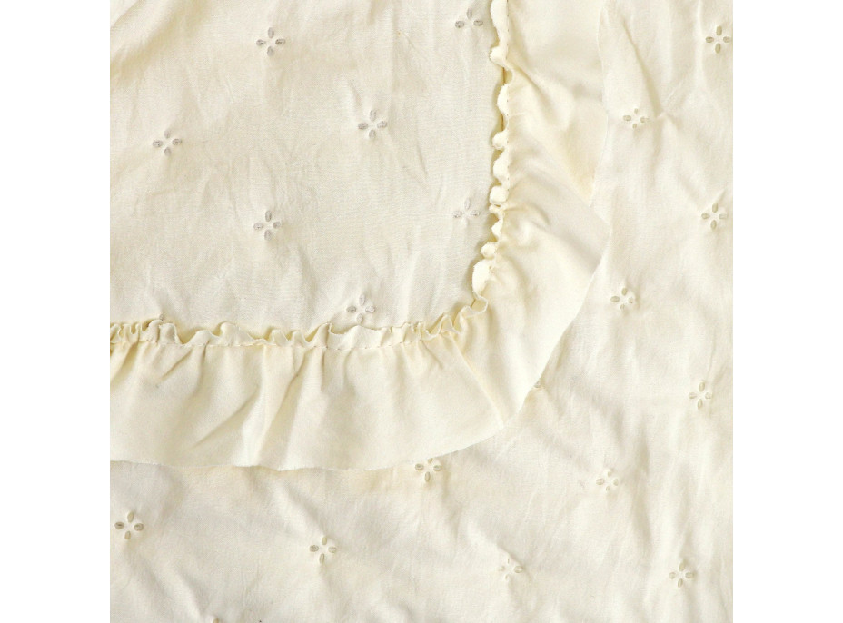 Přehoz na postel RITA 200x240 cm - krémový