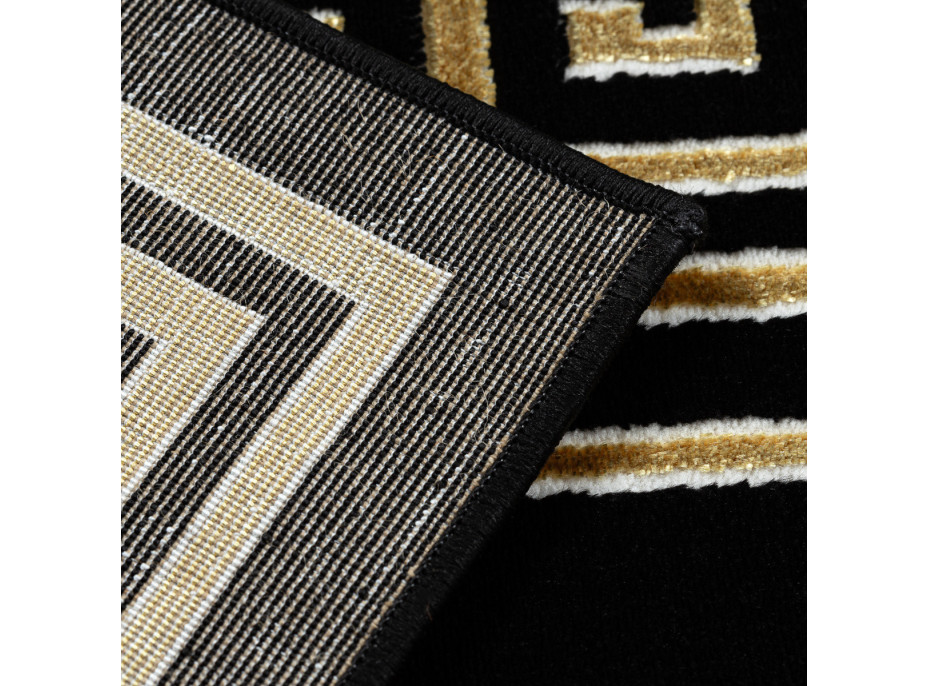 Kusový koberec Allure 1968 black/gold
