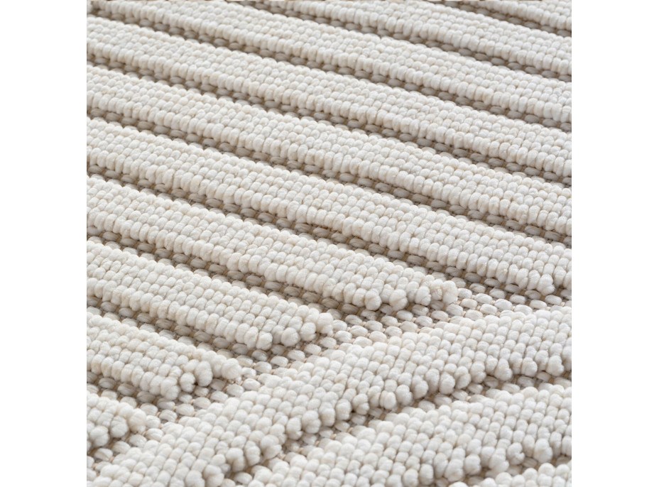 Kusový koberec Helix 2201 cream kruh