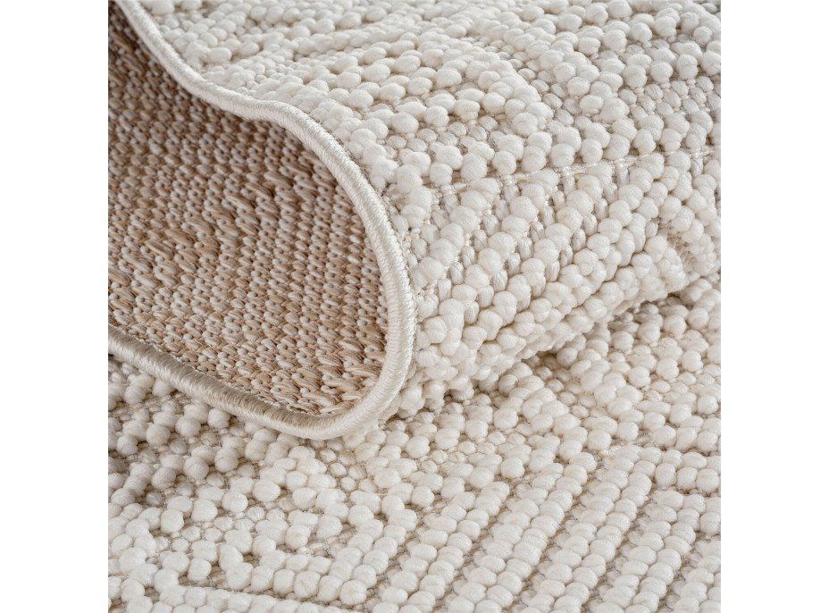 Kusový koberec Helix 2202 cream kruh