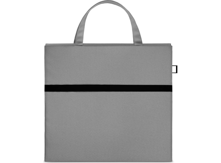 Skládací podložka SURVIVAL s polštářem - 180x50 cm - šedá