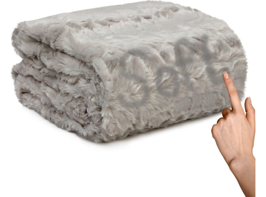 Deka přehoz ASTORIA 130x170 cm - champagne