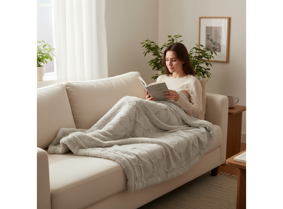 Deka přehoz ASTORIA 130x170 cm - champagne