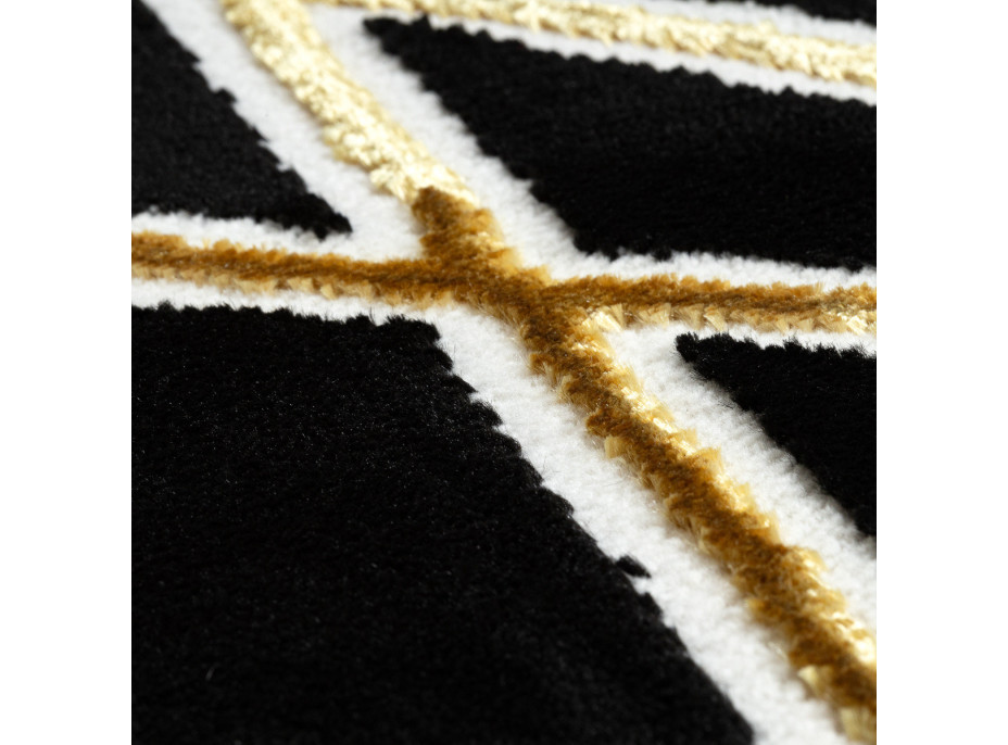 Kusový koberec Allure 1964 black/gold