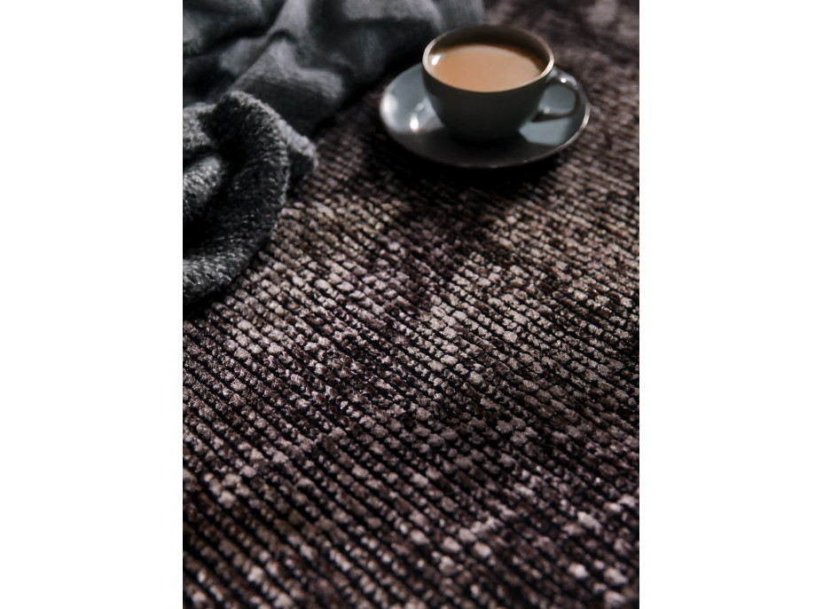 Kusový koberec Brilliance Prisma 106311 Brown z kolekce Elle kruh